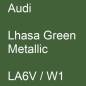 Preview: Audi, Lhasa Green Metallic, LA6V / W1.